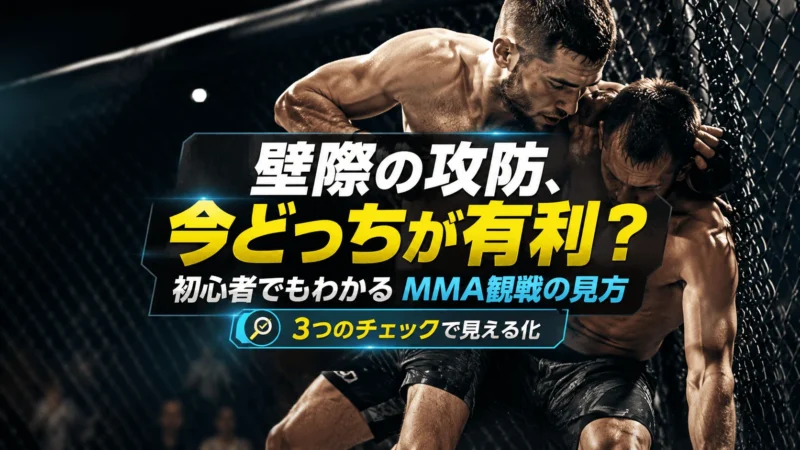 クリンチ＆壁際レスリングが一瞬で分かる用語集20選