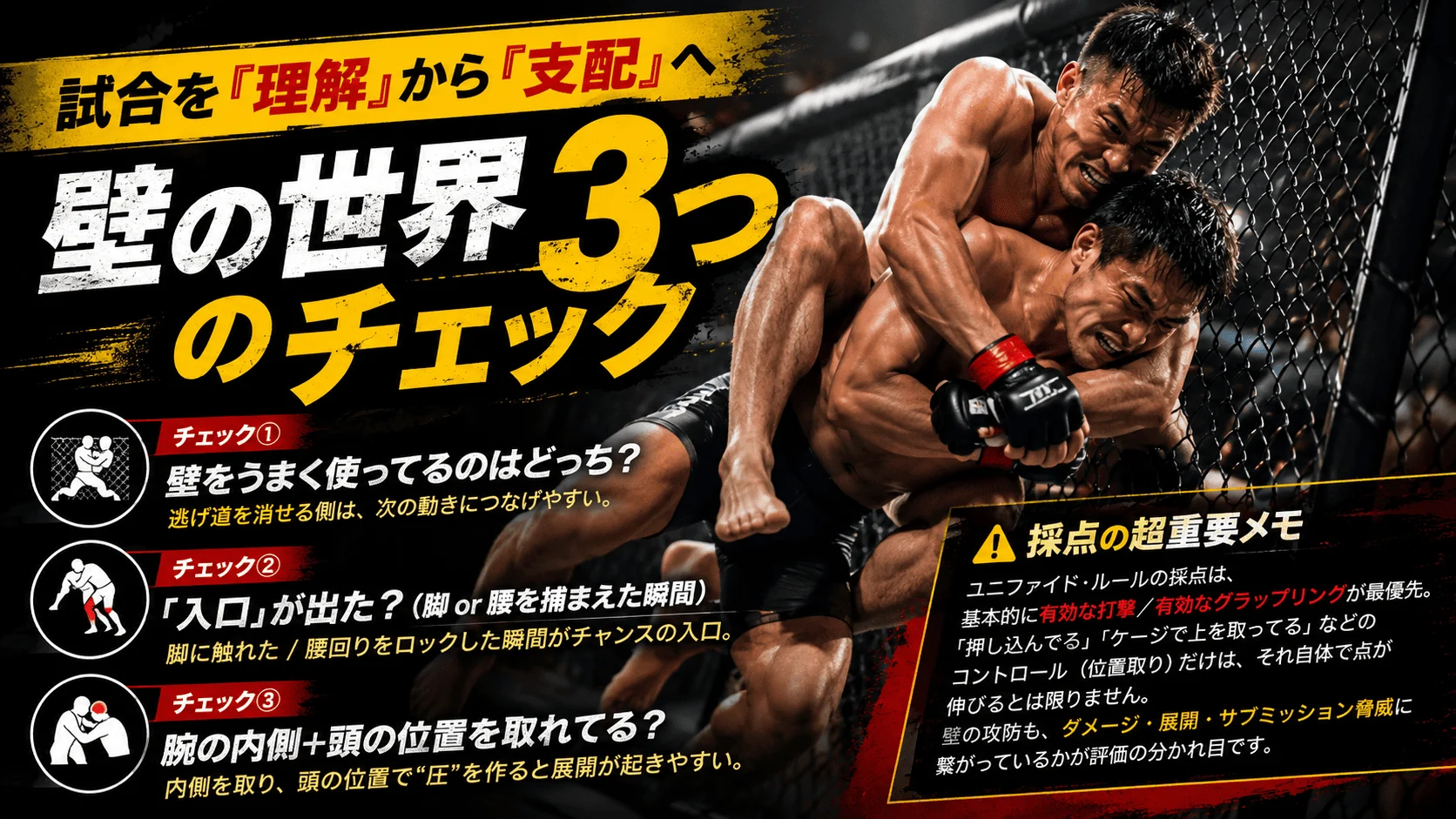 壁の世界3つのチェック