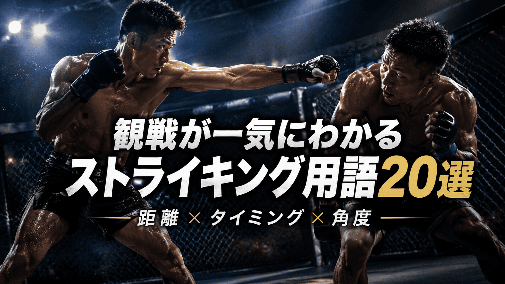 ストライカーとは？格闘技（MMA）打撃用語20選【初心者向け】