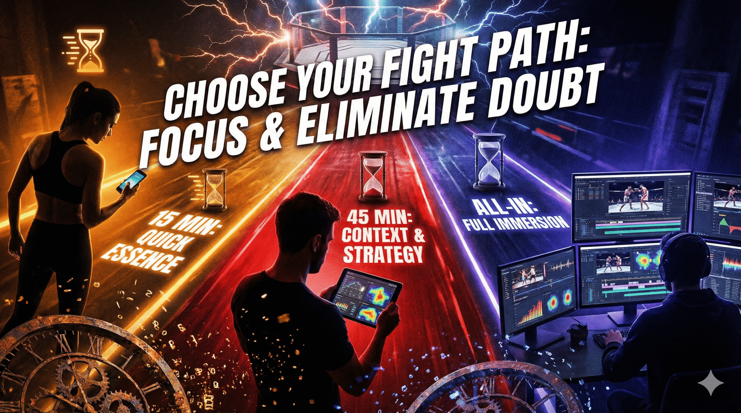 視聴ルート｜15分・45分・ガチ勢の3プラン 3 plans