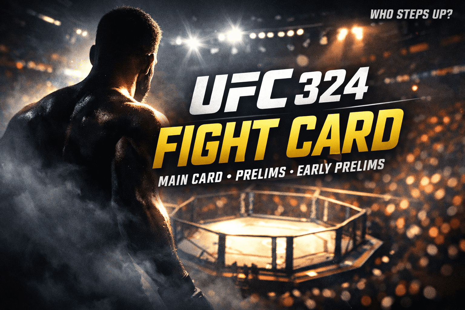 UFC 324：全対戦カード（注目度★） All match cards