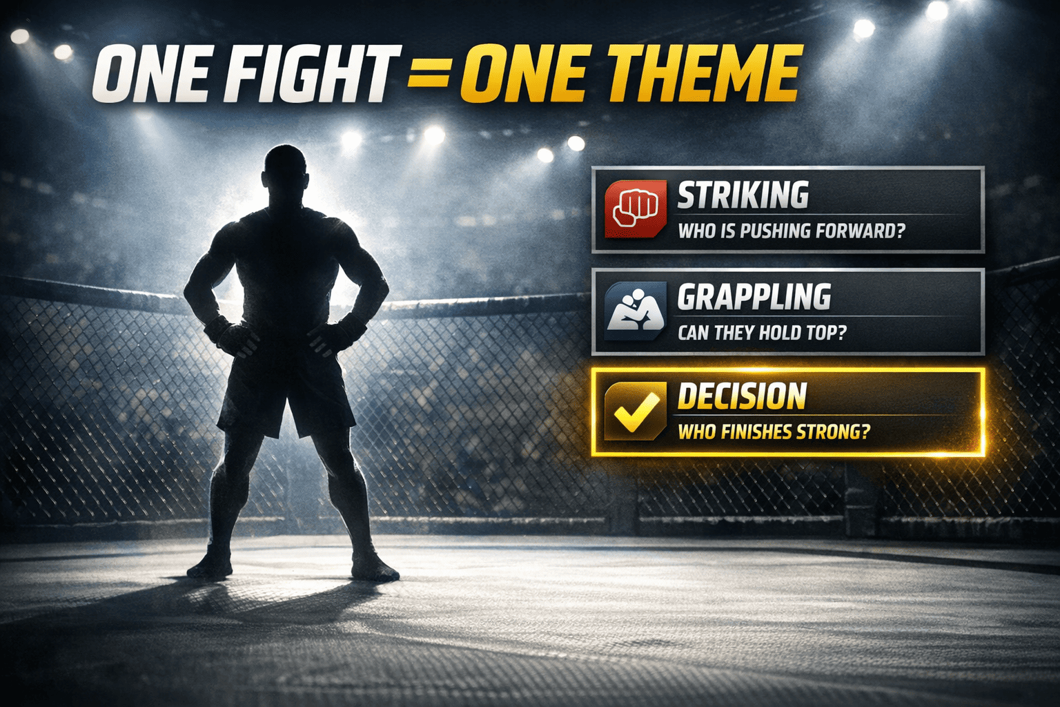 初心者でも楽しめる見方（1試合＝1テーマ） An enjoyable view