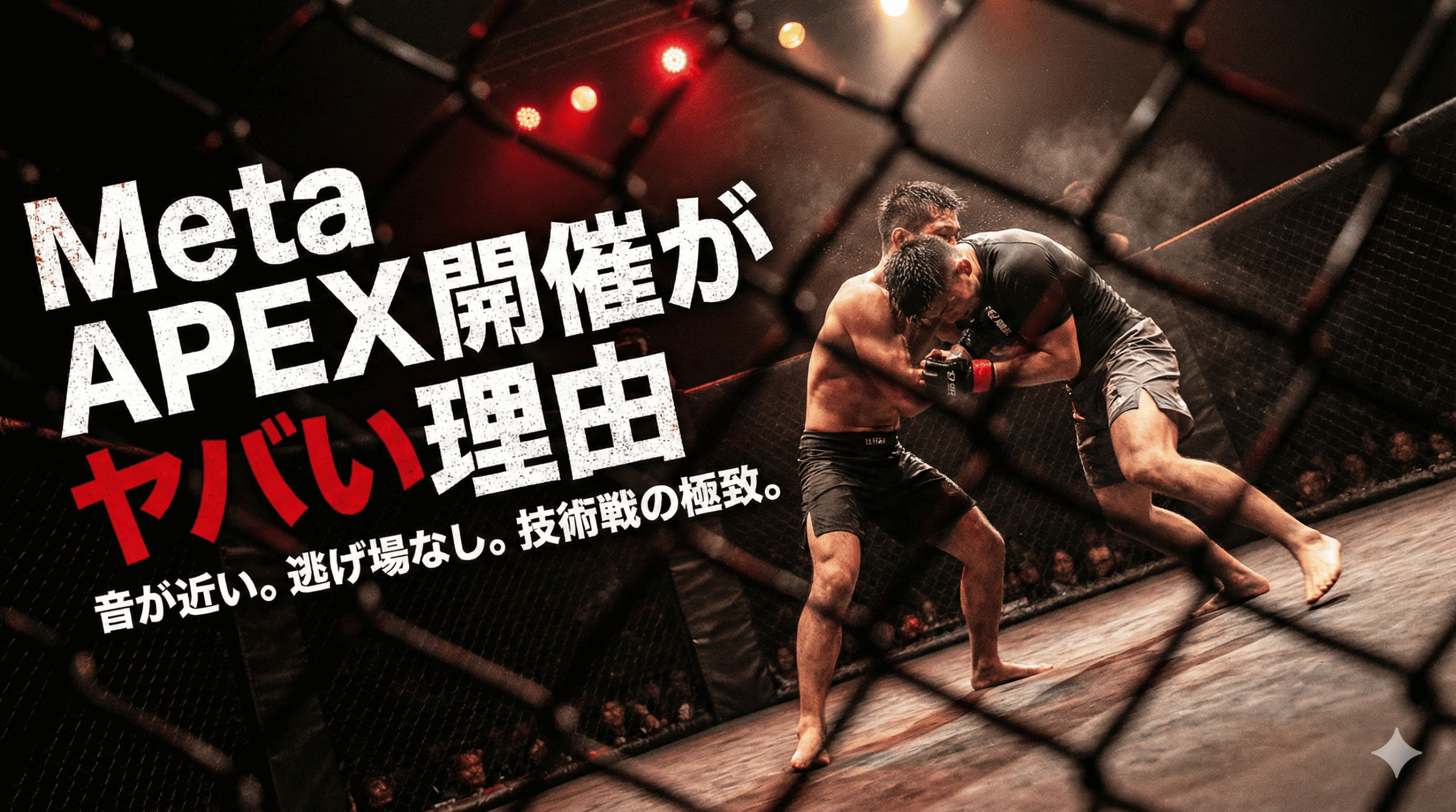 Meta APEX（旧：UFC APEX）開催がヤバい理由 Meta APEX