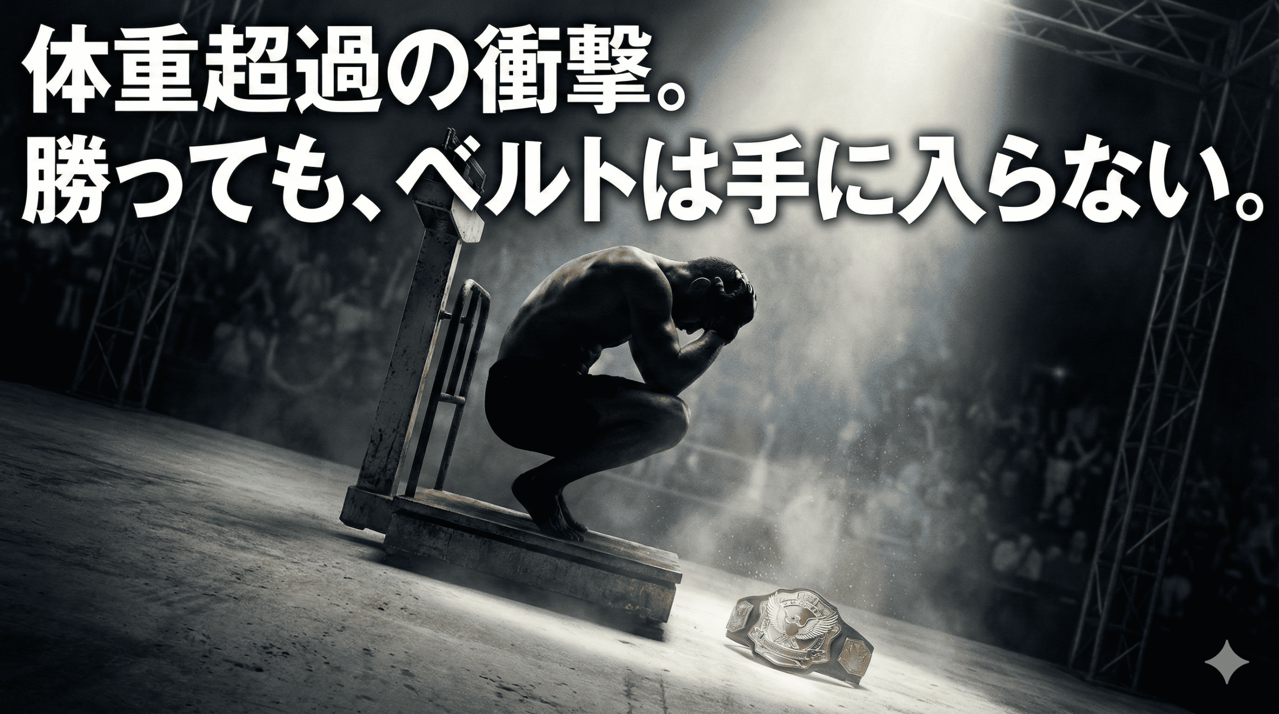 7.タイトル戦で体重超過したら？（ベルトの扱い） title match