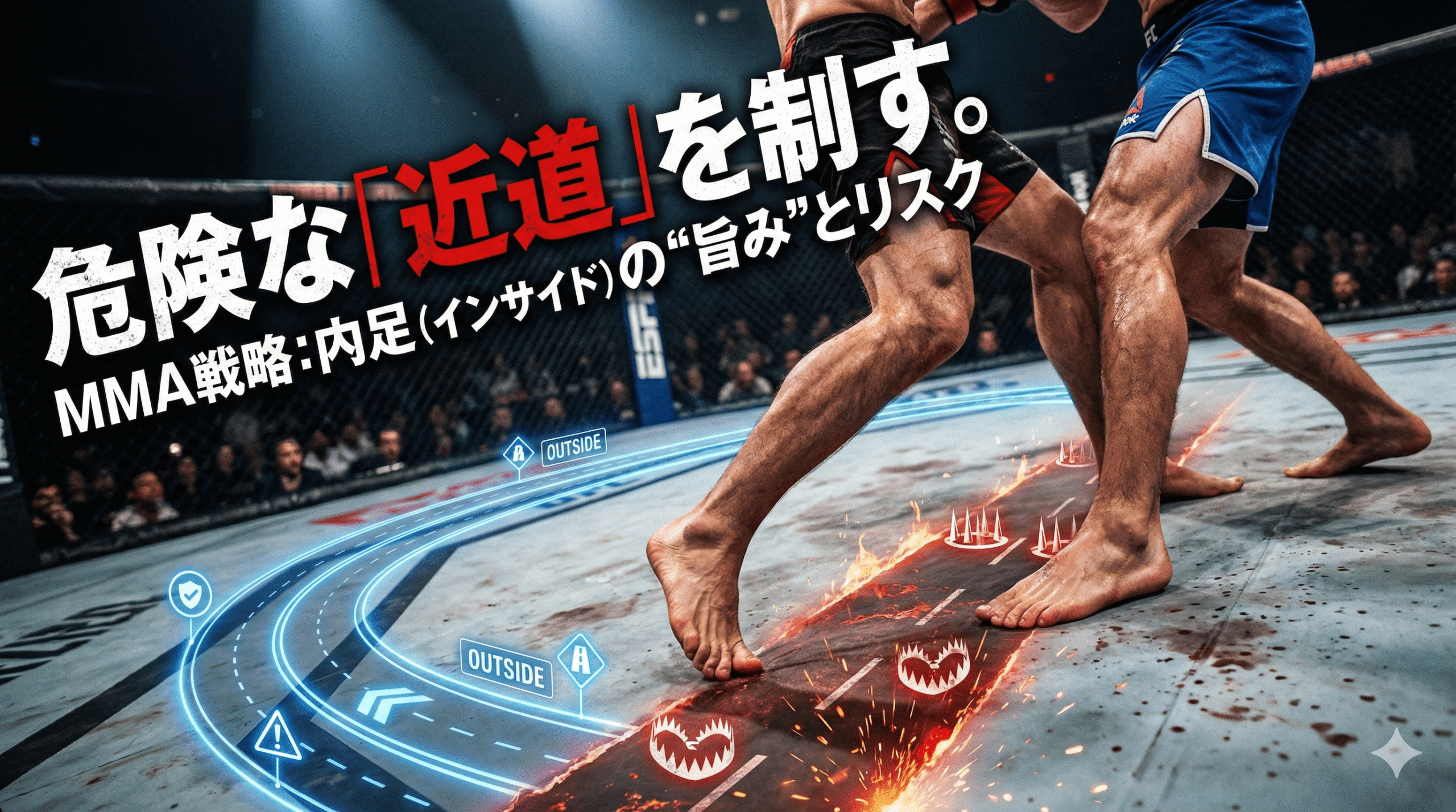 4. 内足（Inside）は危ない？実は“旨い”場面がある（組み・リード打撃の起点） Inside