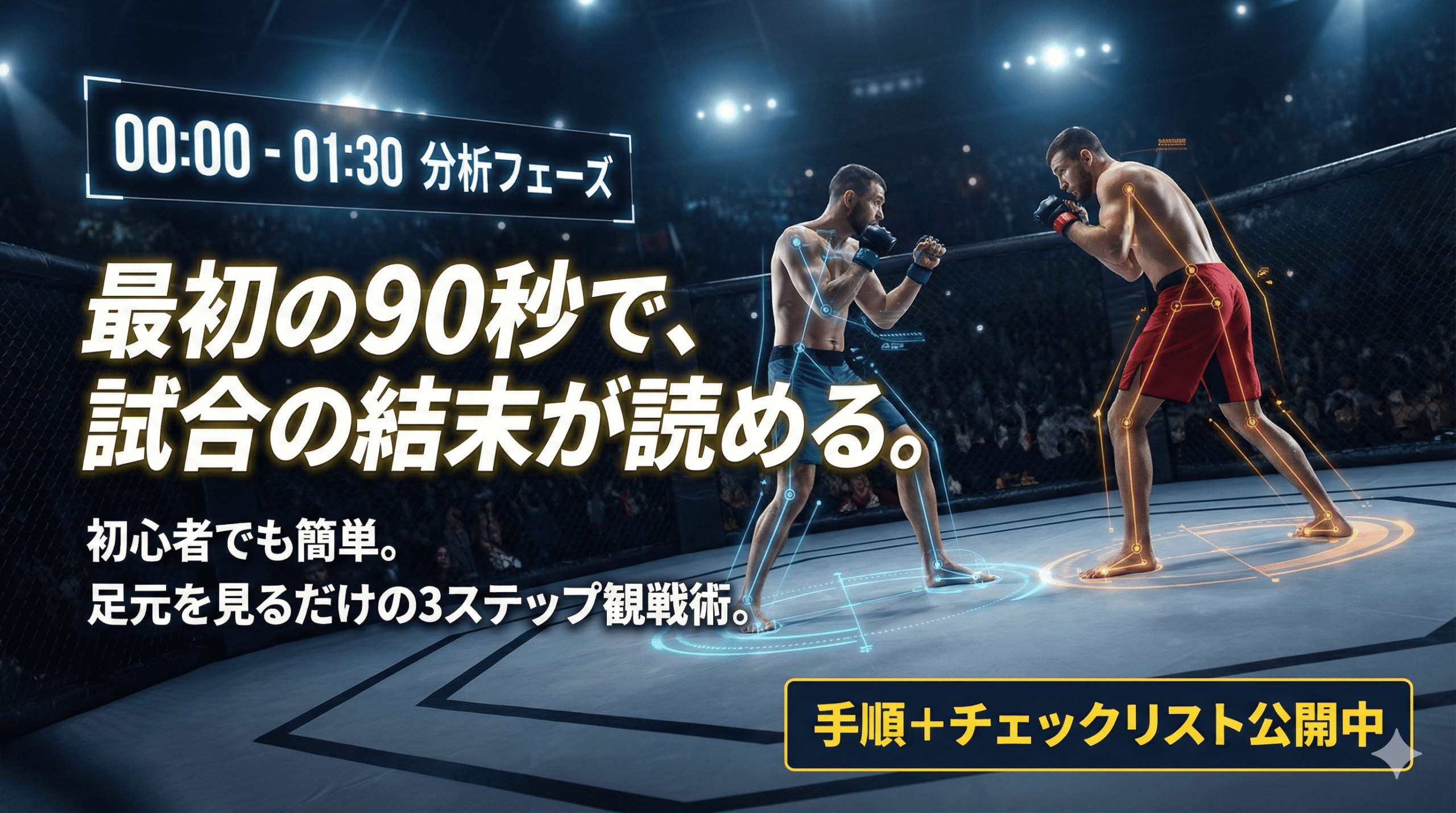 7. 試合の最初の90秒で何を見る？ What to see in the first minute