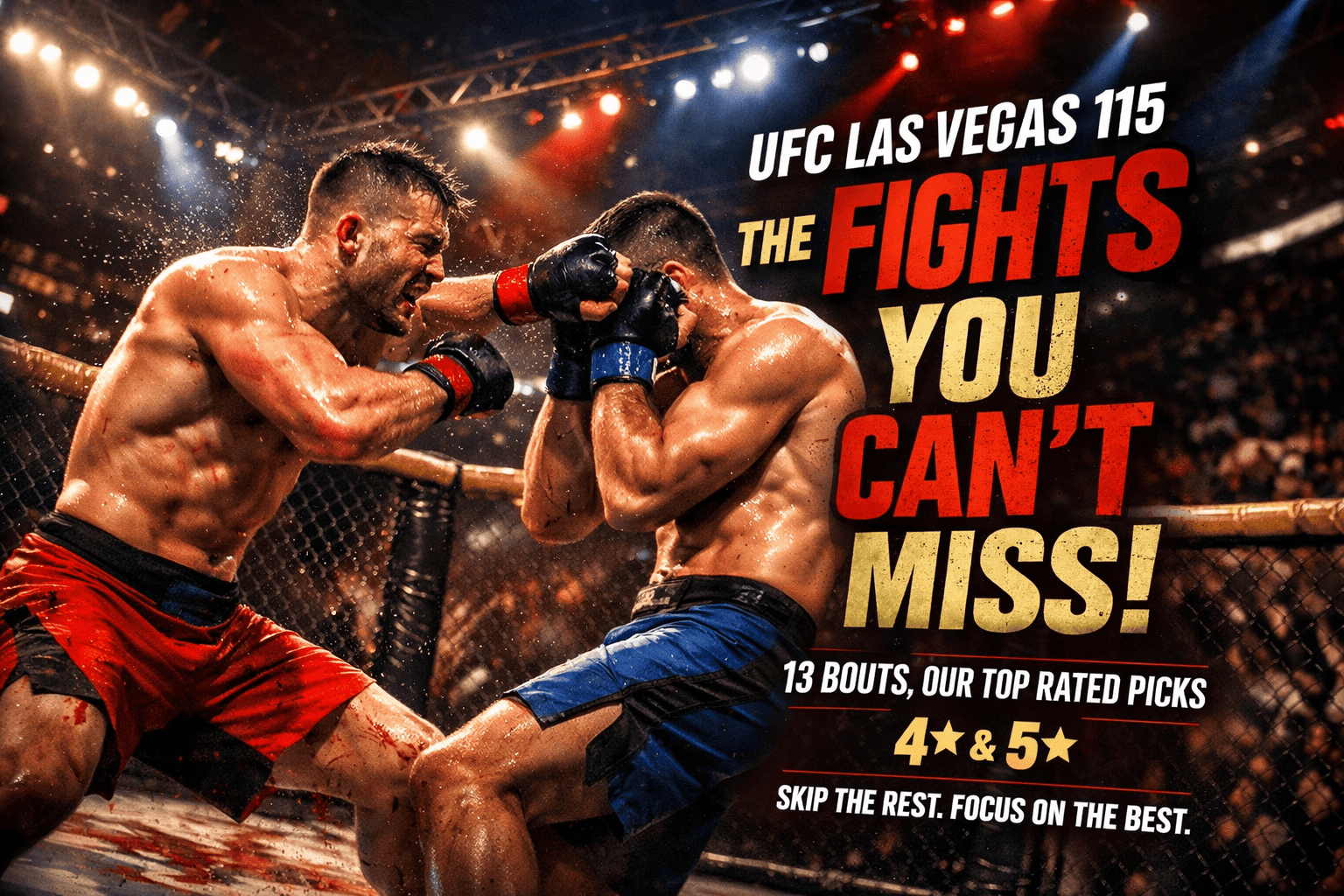 UFC Las Vegas 115 Public Fight Card & Highlights