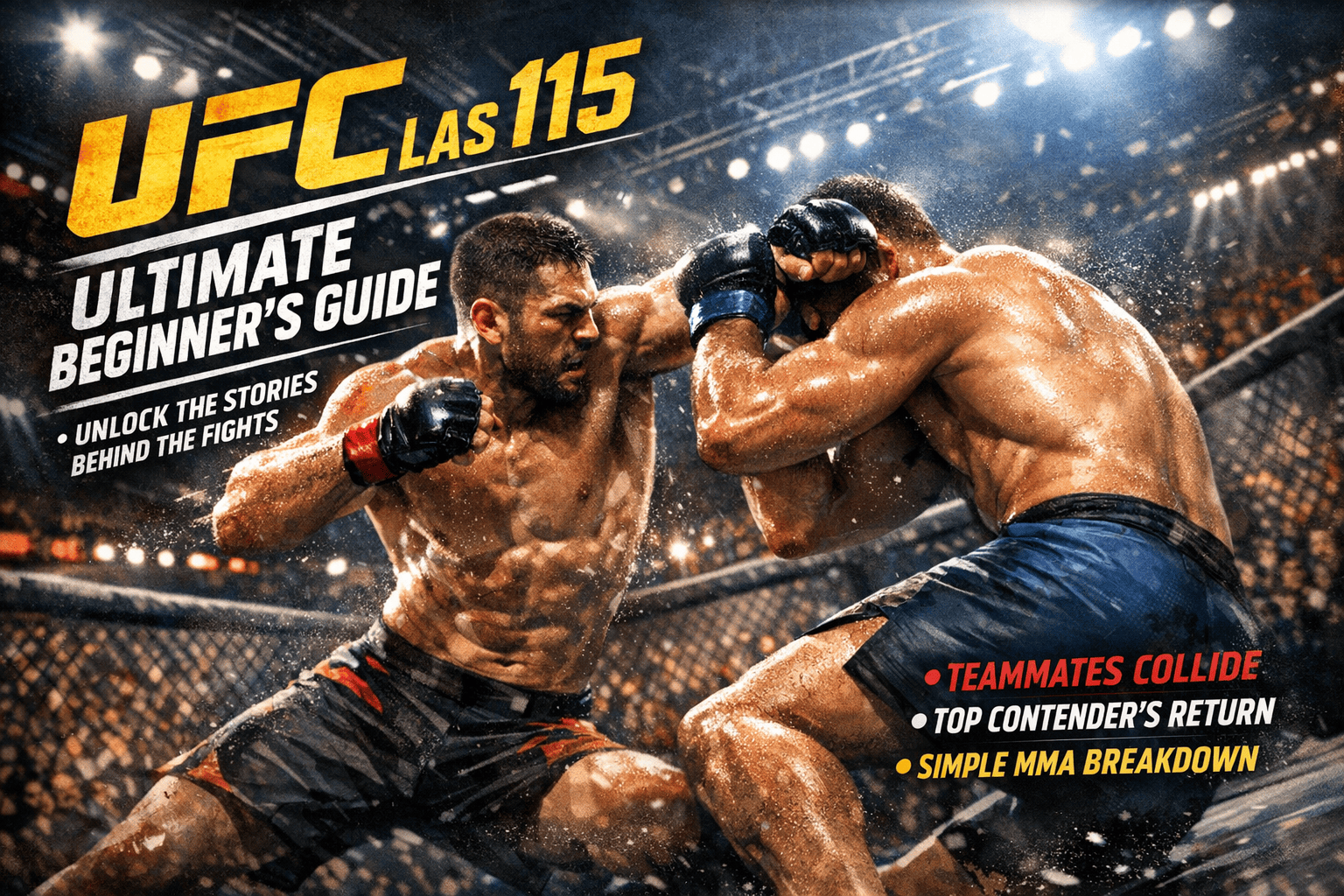 FAQ  Before watching UFC Las Vegas 115, here's what you need to know to fully enjoy the event.