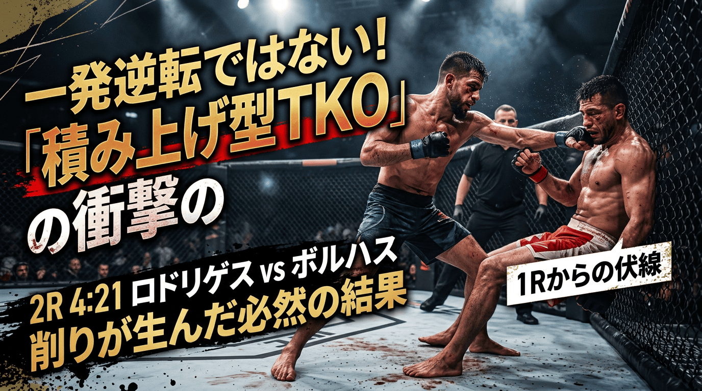 5. 【Main Card】イマノル・ロドリゲス vs ケヴィン・ボルハス