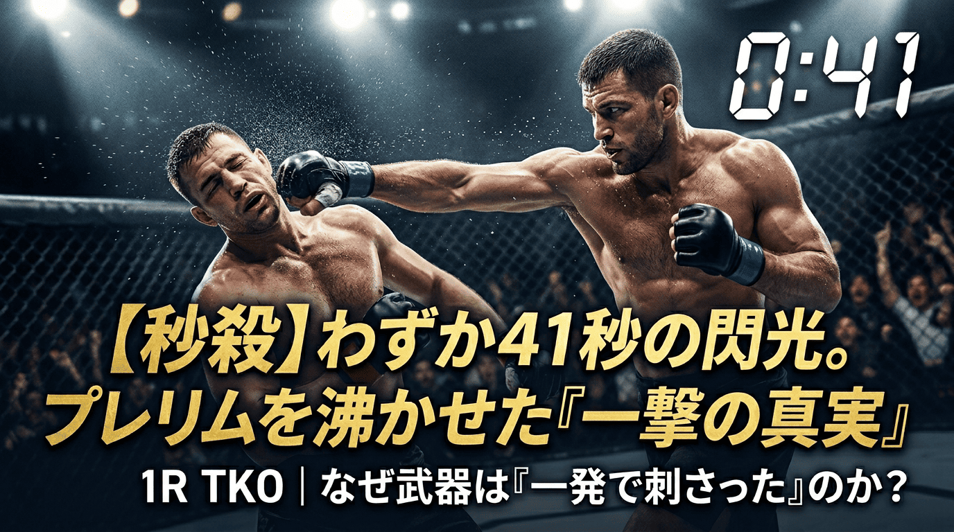 7. 【Prelims】ライアン・ガンドラ vs ホセ・アニエル・メリナ
