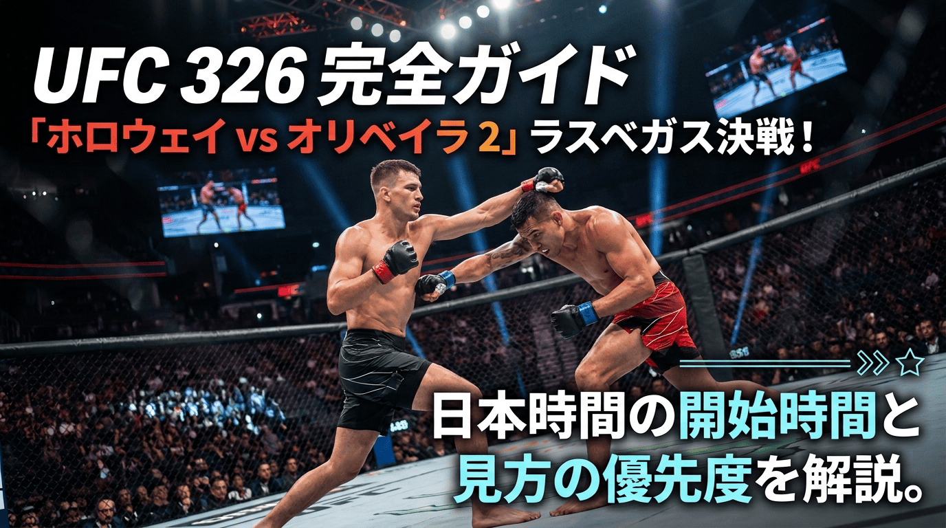 UFC 326 Tournament Overview