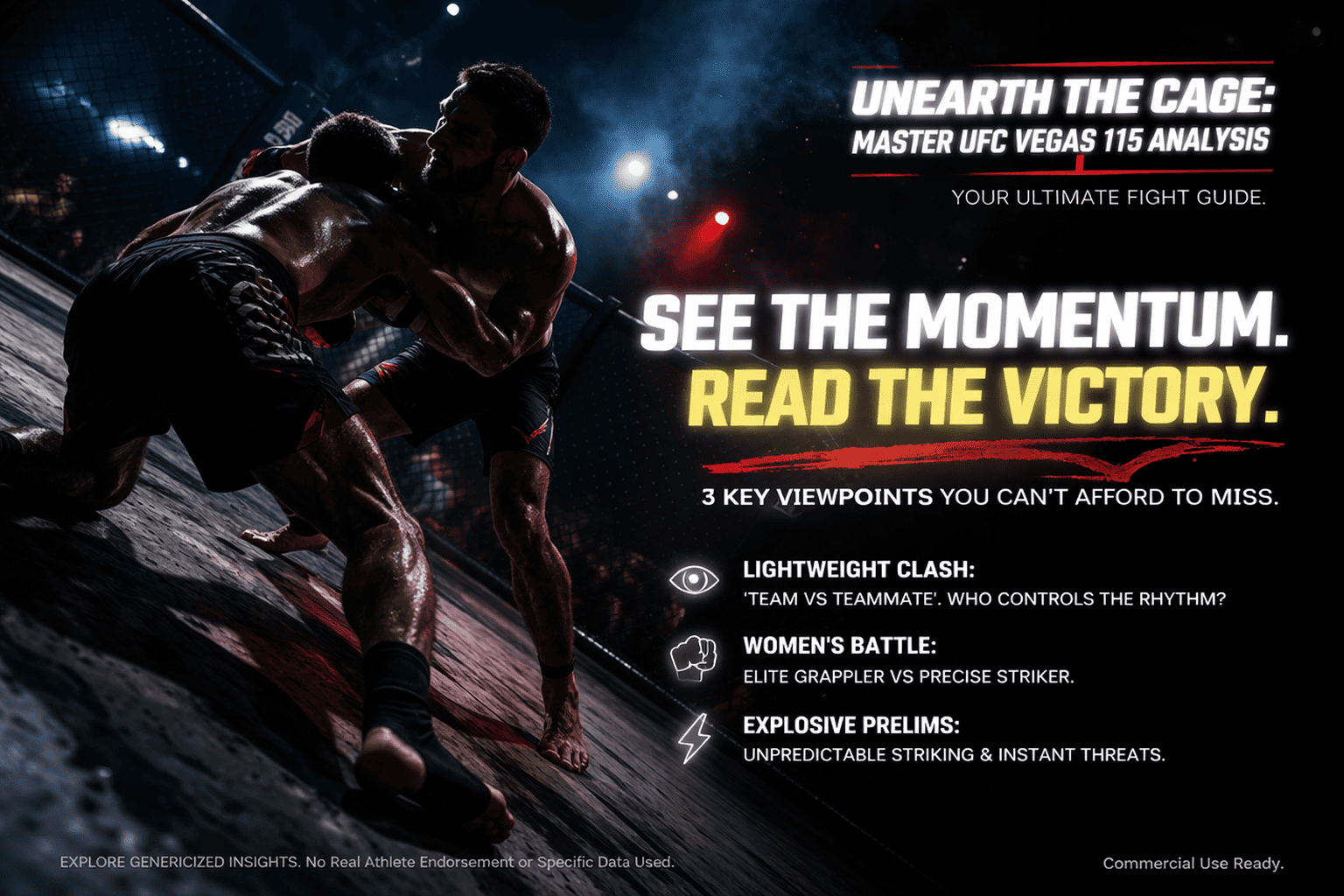 UFC Las Vegas 115  How to Watch the Highlighted Bouts and 3 Perspectives You Can Use During the Fights