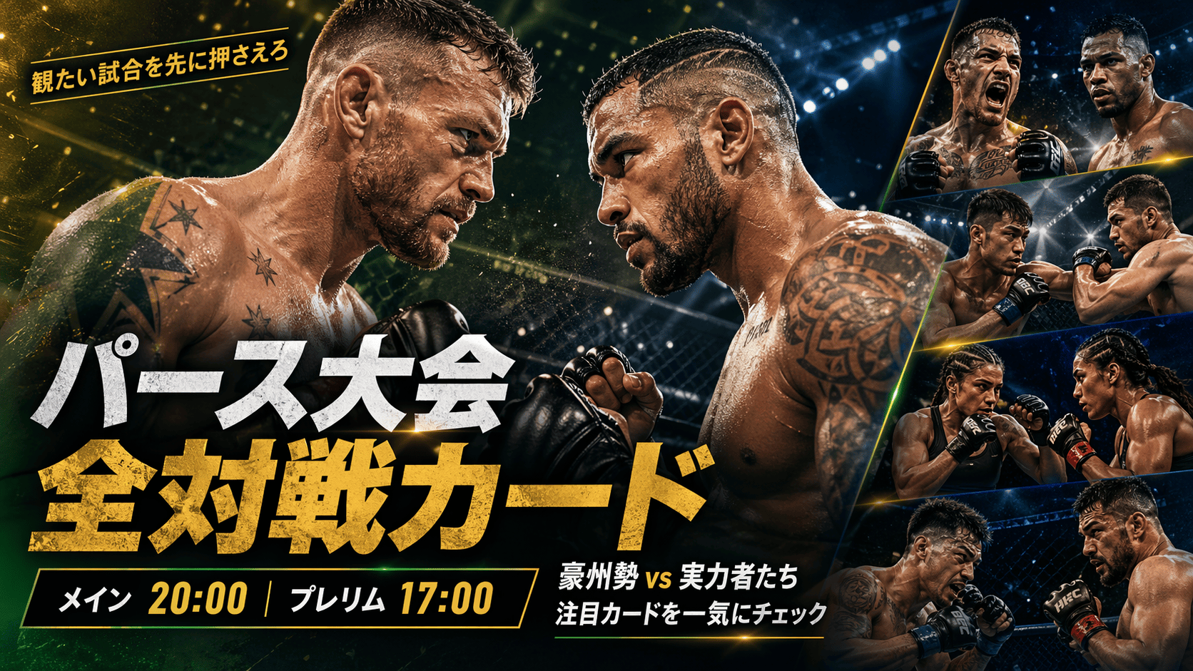 Full fight card Main card (2000 JST)