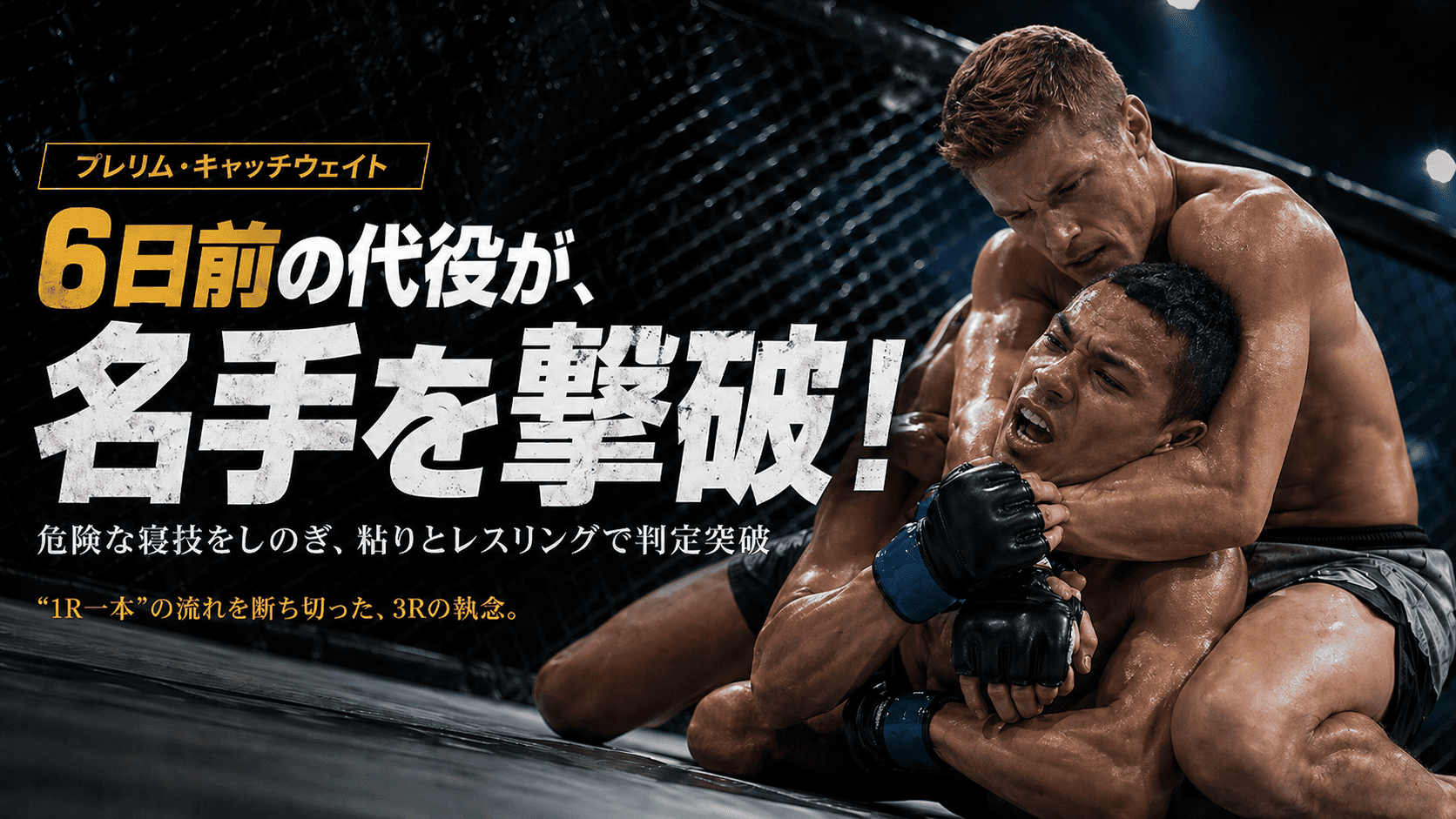 [Prelims Catchweight] Jafer Filho vs. Cody Darden Result  Darden defeats the master Filho by submission with short notice!