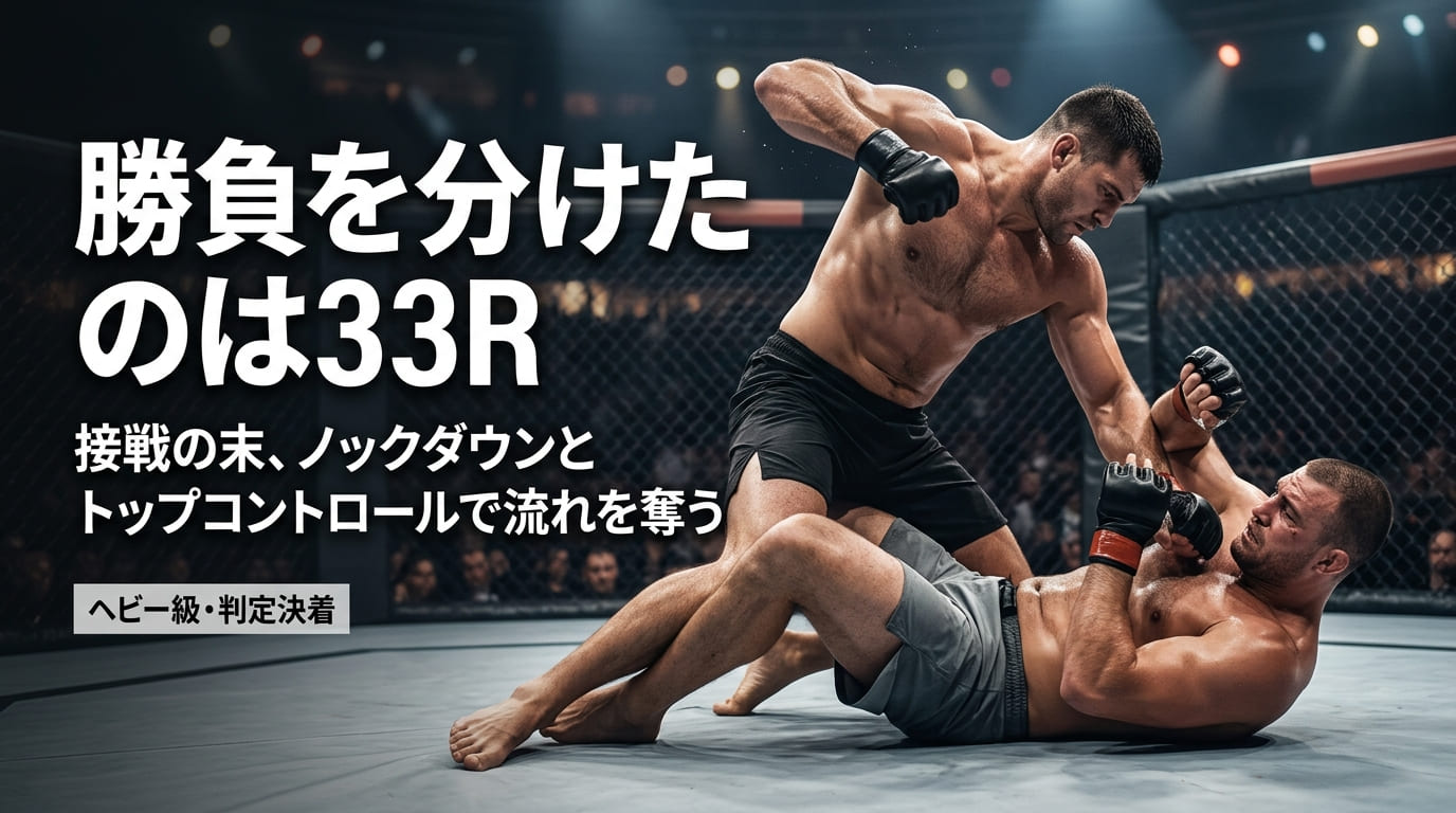 [Prelims Heavyweight] Guilherme Patch vs. Thomas Petersen Result  Petersen wins by majority decision