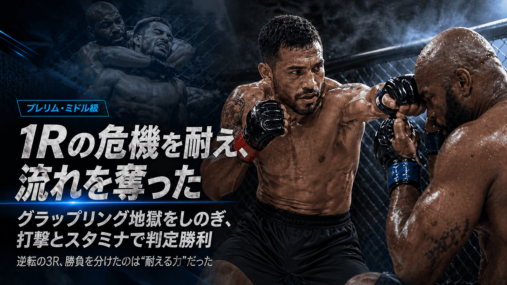 [Prelims Middleweight] Rodolfo Vieira vs. Eric McConico Result  McConico survives grappling crisis and wins by unanimous decision