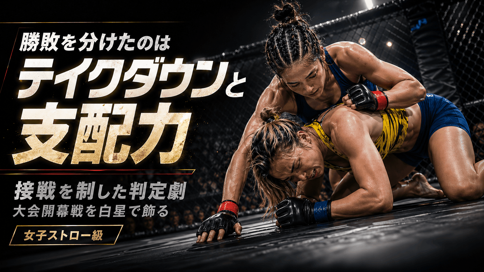 [Prelims - Women's Strawweight] Talitha Alenker vs. Julia Polaistri Result  Alenker takes the opening shot of the tournament with a score of 29-28 x 3