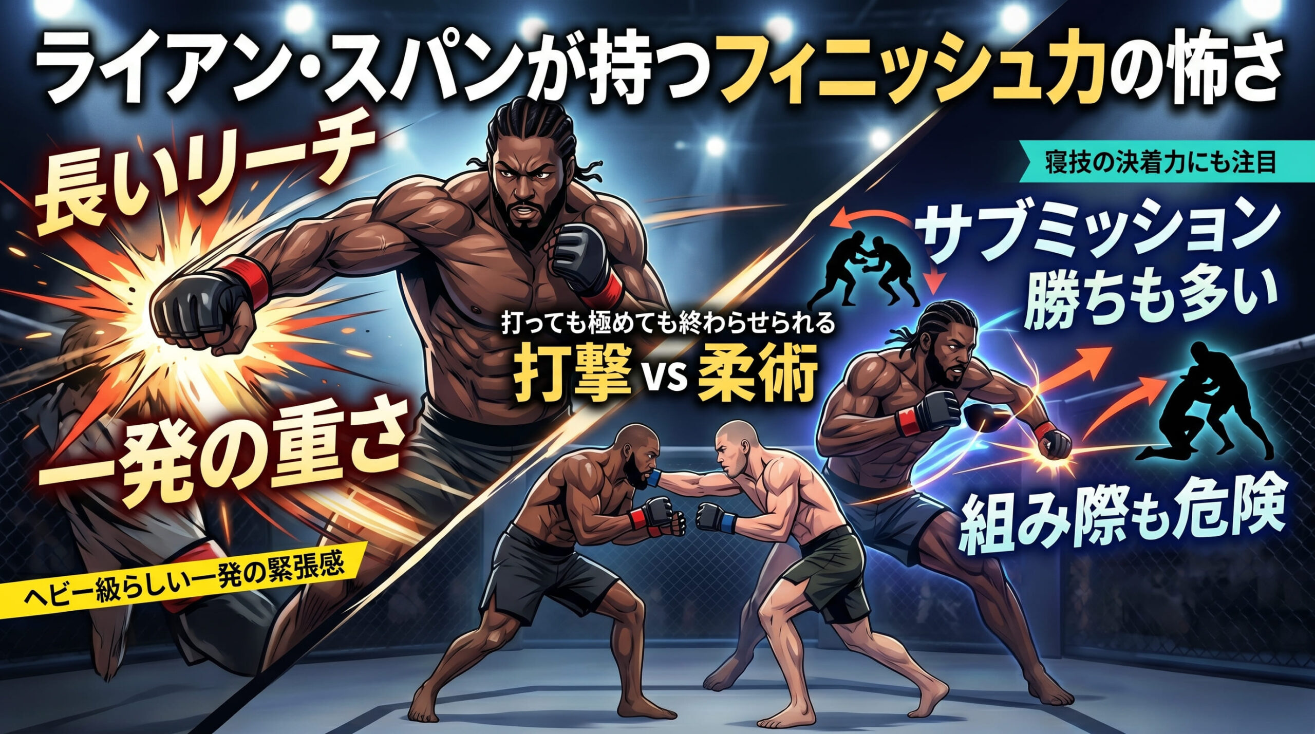 ライアン・スパンの恐ろしいフィニッシュ力を紹介する画像