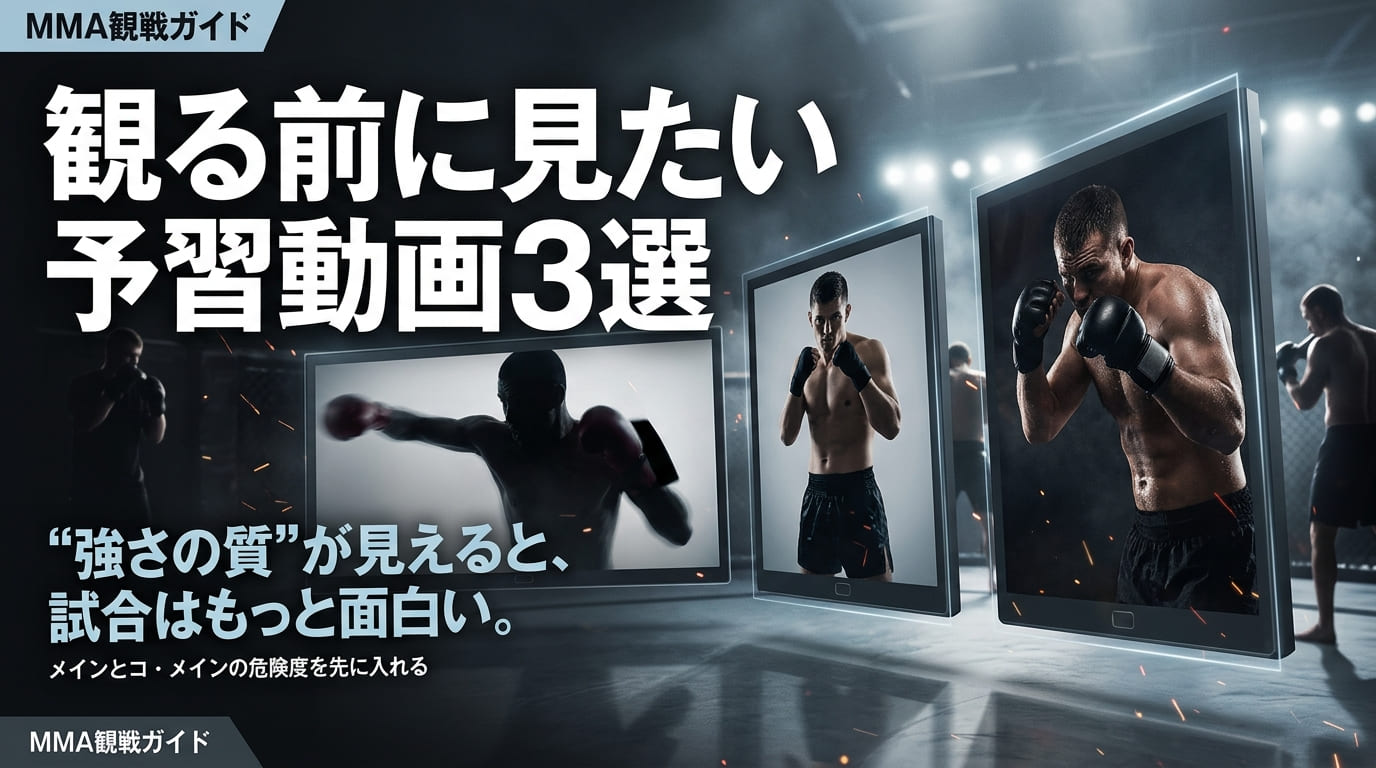 Three recommended official videos (for preparation)