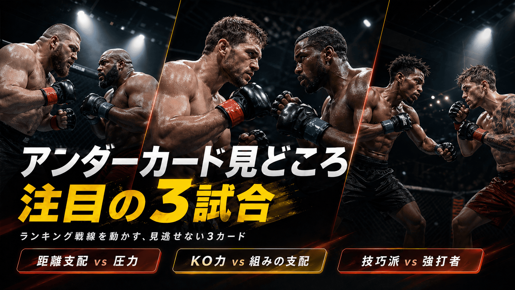 Undercard Highlights  3 Must-See Matches