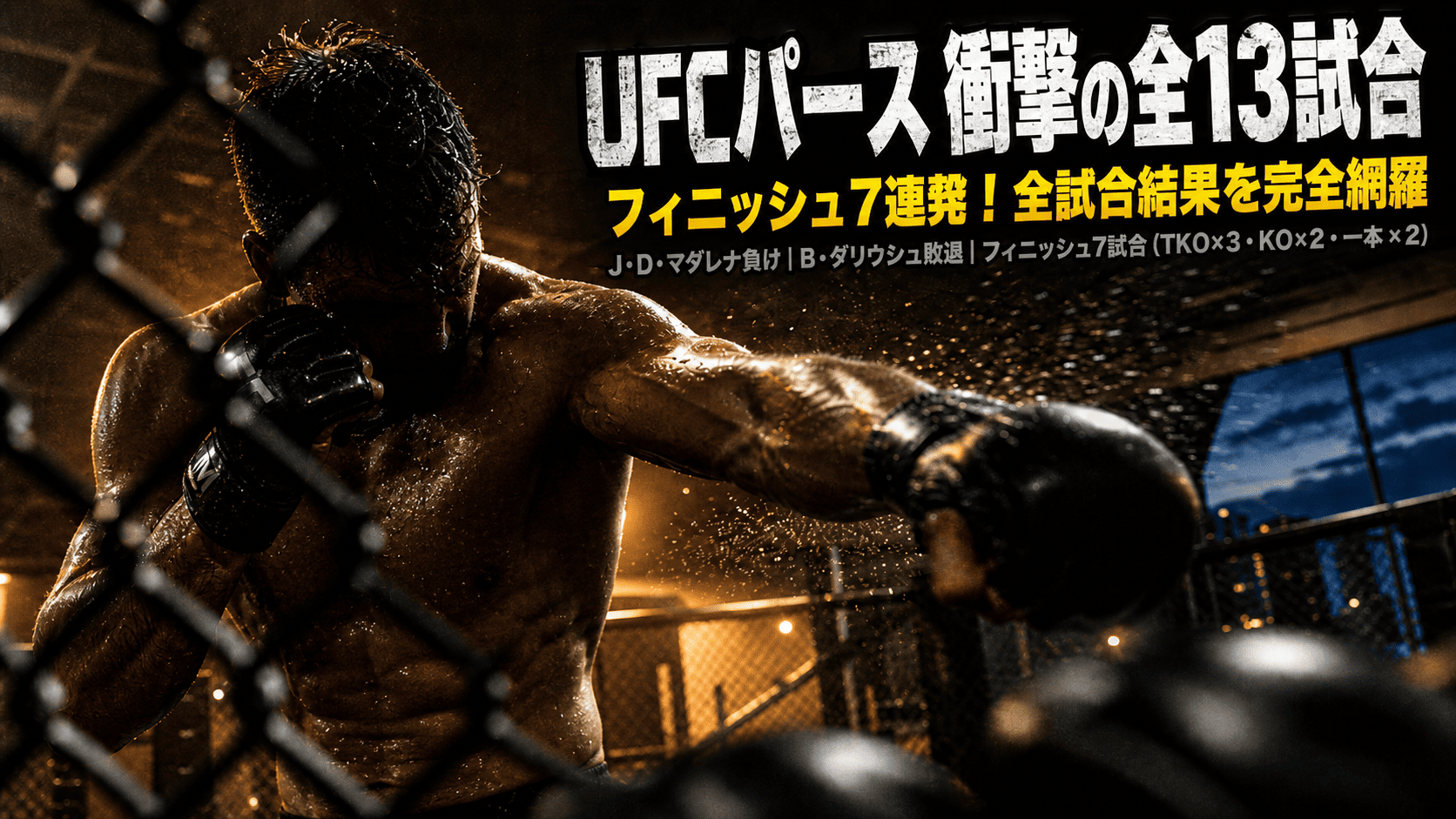 UFC Perth 2026 Complete Match Results List