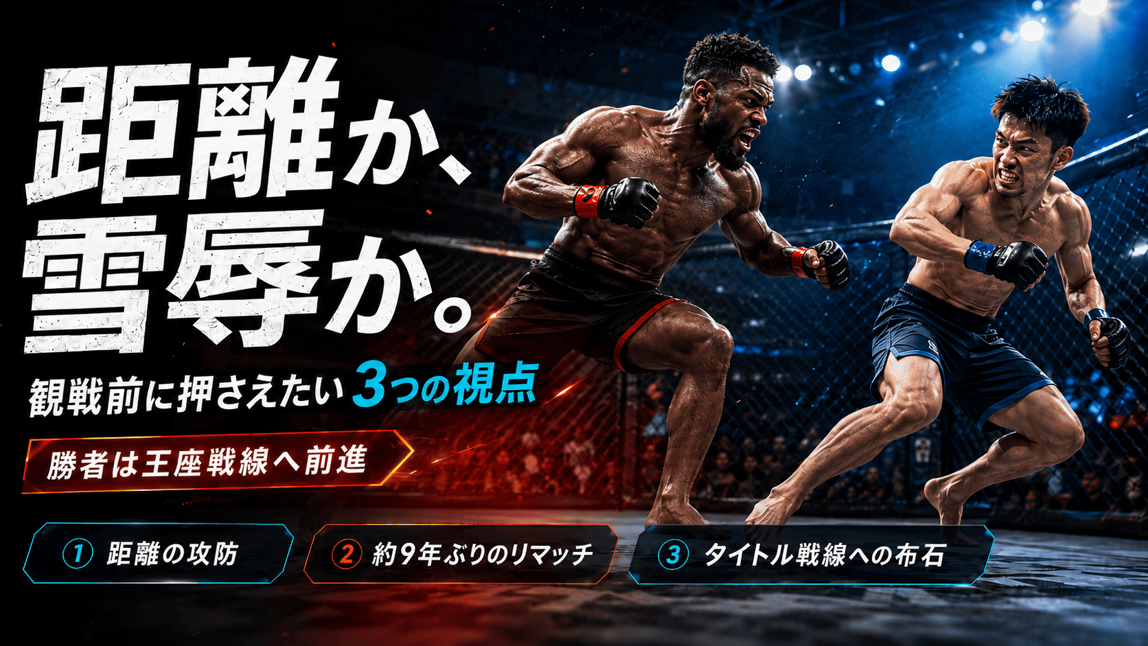 UFCファイトナイト ケイプ vs 堀口の観戦ポイントまとめ
