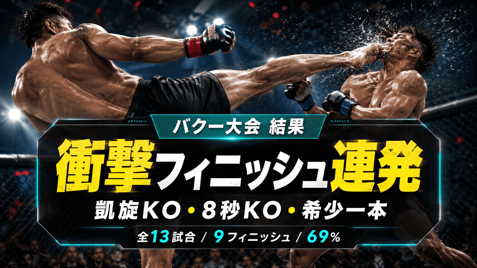 【UFCバクー結果】フィジエフvsトーレス｜スピニングホイールキックKOと8秒KO・全13試合を解説