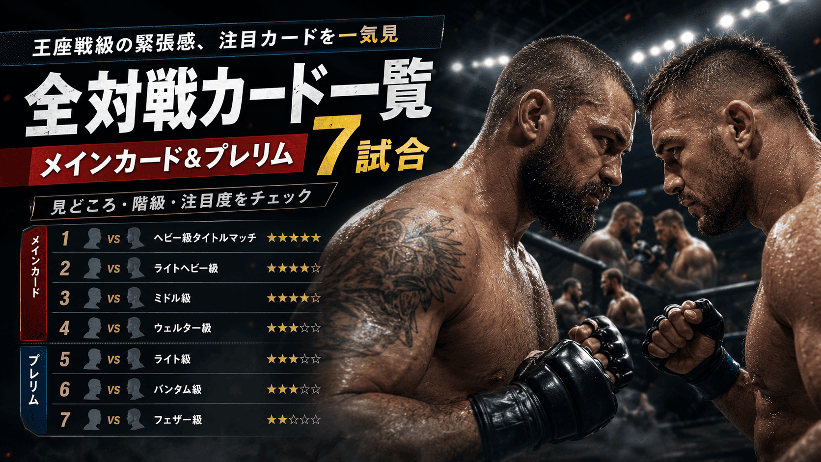 UFC Freedom 250 Full Fight Card List (7 matches)