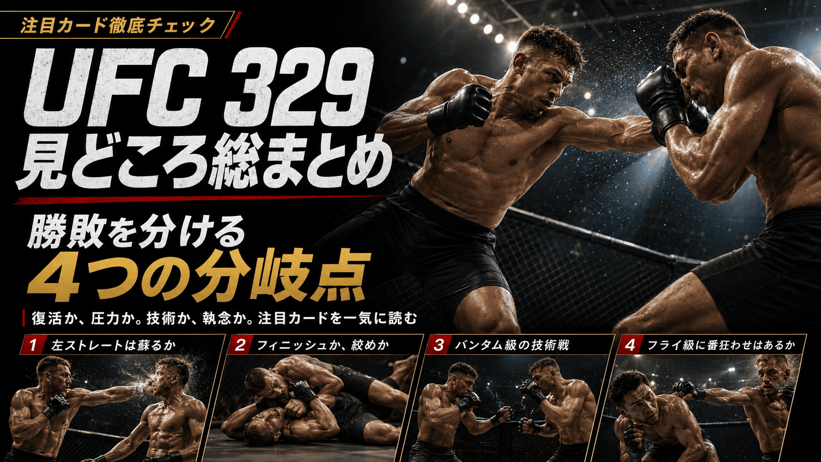 UFC 329 Fight Previews and Key Factors for Victory
