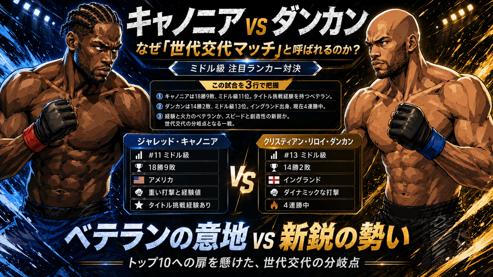 Jared Cannonier vs Christian Leroy Duncan UFC middleweight co-main event image