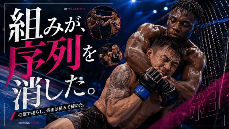 【UFCラスベガス120結果】サルキルドが1R一本でガムロットを撃破｜12位が2試合とも勝った夜と全12試合を解説