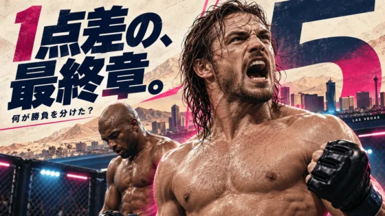 UFCベガス122結果｜アレンが5RにRNCで一本勝ち、減点の1点差を締めた