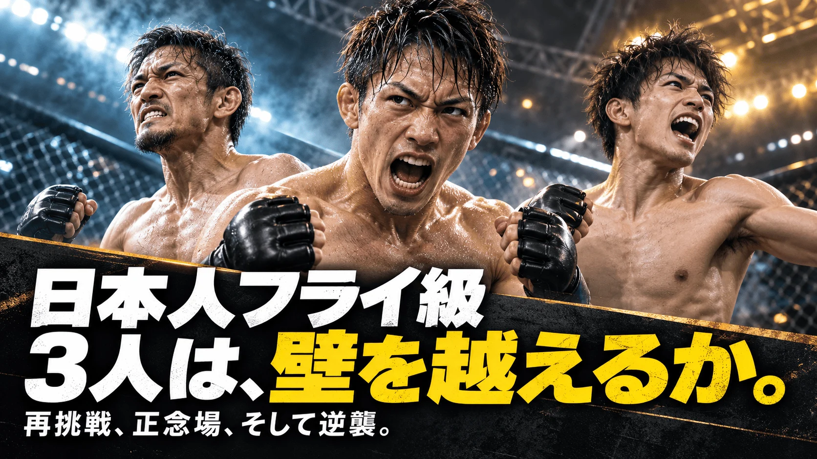 フライ級の3人
